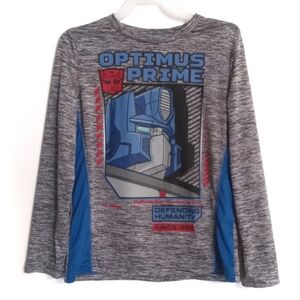 Jumping Beans Optimus Prime Transformers Long Sleeve T shirt Boys size 10